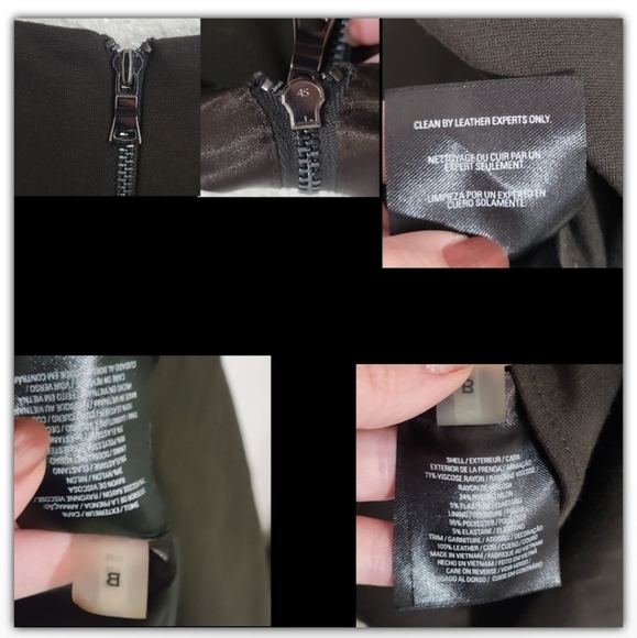 Elie Tahari with some leather details size 10 - Picture 3 of 6